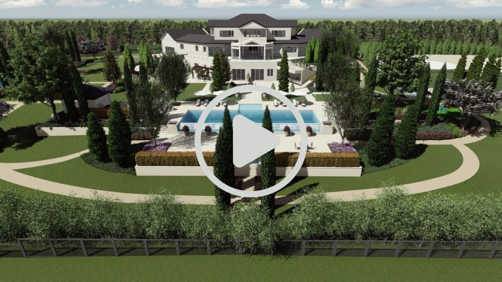 italian villa garden design video by landscape designer in melbourne