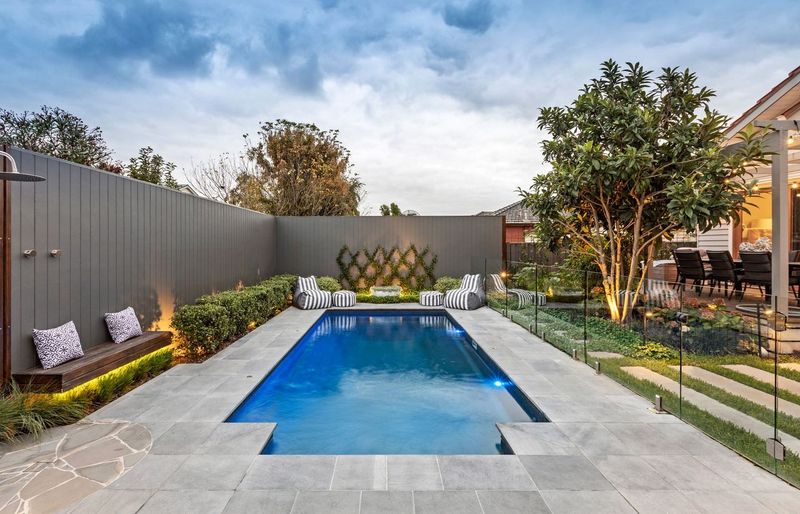award winning pool design for Albatross Swimming Pools Designed by Anthony Scott Landscape Design