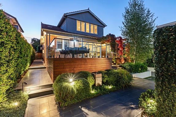 deck and garden landscape design