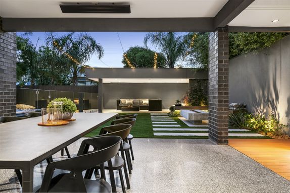 entertaining and garden design