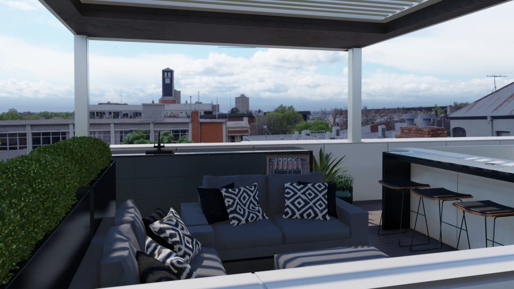 rooftop shade structure