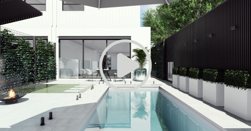 swimming pool small space design